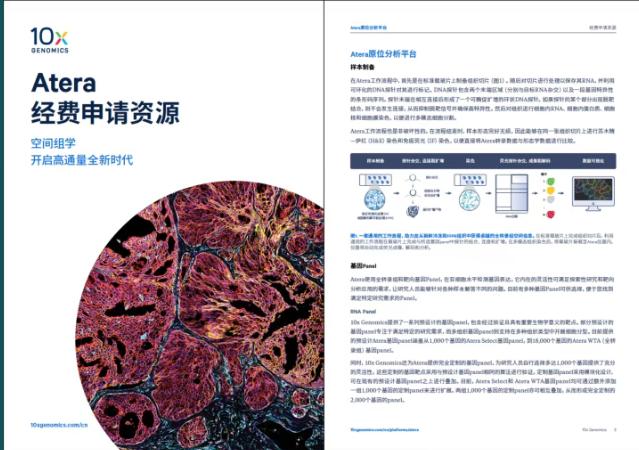 【助力课题申报】Atera高通量亚细胞级全转录组空间原位技术：课题立项依据与前沿方案资源，免费领！